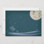 Santa Polar Bear | Beary Christmas Santa Sleigh Einladung (Rückseite)