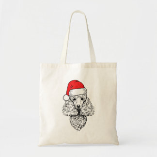 Santa Poodle Dog Ugly Weihnachten Tragetasche