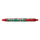 Santa Poodle Rentier Schreibstift Kugelschreiber (Rückseite)
