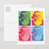 Santa Pop Art Frohe Weihnachten (Vorne/Hinten)