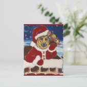 Santa Post Cards Feiertagspostkarte (Stehend Vorderseite)