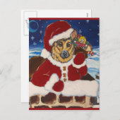 Santa Post Cards Feiertagspostkarte (Vorne/Hinten)