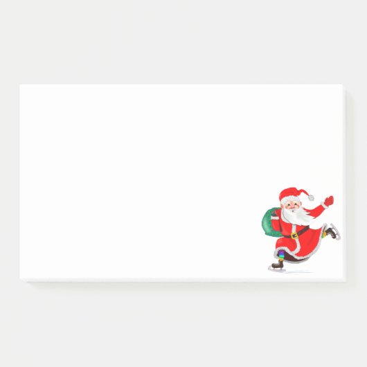 Santa Post-it Klebezettel (Vorderseite)