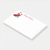 Santa Post it Notes Post-it Klebezettel (angewinkelt)