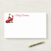 Santa Post it Notes Post-it Klebezettel (Auf Schreibtisch)