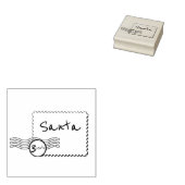 Santa Postage Art Briefmarke Gummistempel (Stempel)