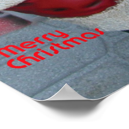 Santa Poster (Ecke)
