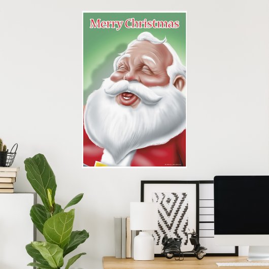 Santa Poster (Heimbüro)