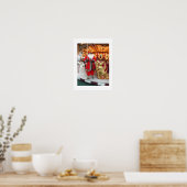 Santa Poster (Küche)