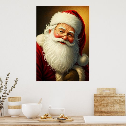 Santa Poster (Küche)