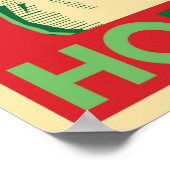 Santa Poster - HoHoHo (Ecke)