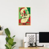 Santa Poster - HoHoHo (Heimbüro)