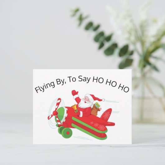 Santa Postkarte (Stehend Vorderseite)