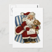 Santa Postkarte (Vorne/Hinten)