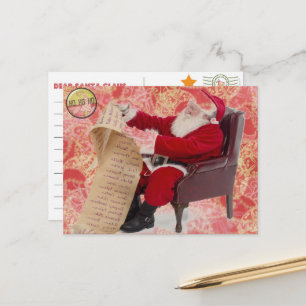 Santa Postkarte