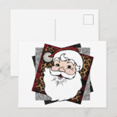 Santa Postkarte (Vorne/Hinten)