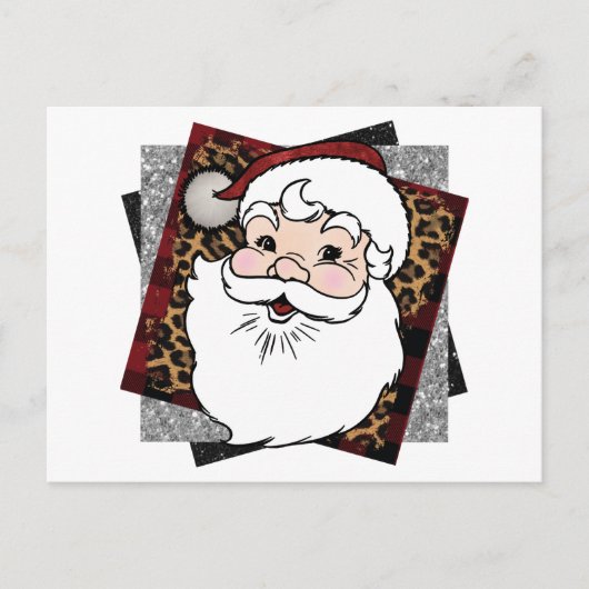 Santa Postkarte (Vorderseite)