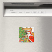 Santa präsentiert Magnet (In Situ (Geschirrspüler))
