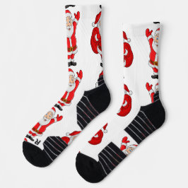 Santa Printed Geschenk luxuriöses und komfortables Socken