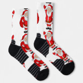 Santa Printed Geschenk luxuriöses und komfortables Socken (Rechts)