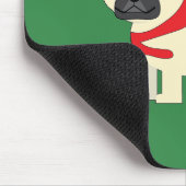 Santa Pug Mousepad (Ecke)