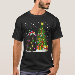 Santa Puli Hund Xmas Baum Beleuchtung Puli Weihnac T-Shirt