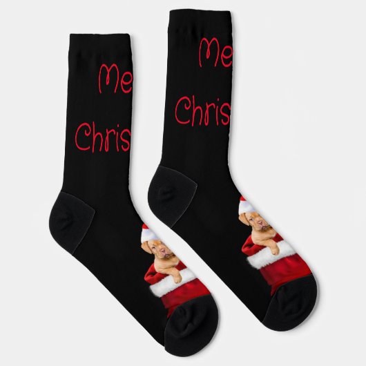 Santa Puppy Crew Socks Socken (Rechts)