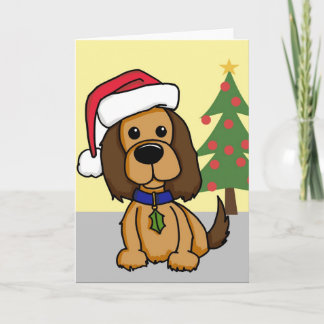 Santa Puppy Feiertagskarte