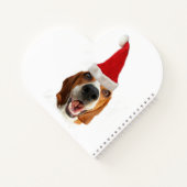 Santa Puppy Notizblock (Rückseite)