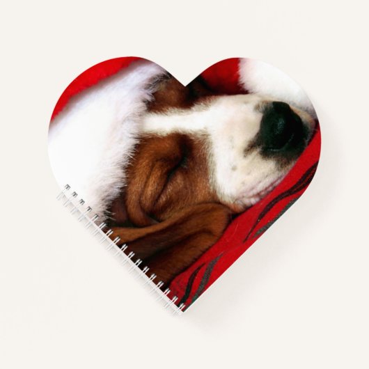 Santa Puppy Notizblock (Vorderseite)