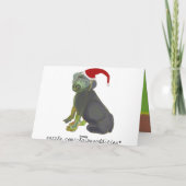 Santa Puppy Weihnachten (Rückseite)