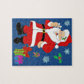 Santa Puzzle lächeln (Horizontal)