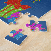 Santa Puzzle lächeln (Seite)