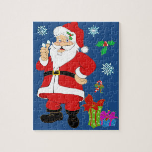 Santa Puzzle lächeln