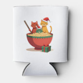 Santa Ramen Cats Anime Christmas Weihnachten Weihn Dosenkühler (Vorderseite)