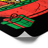 Santa Ramen Cats Anime Christmas Xmas Kids Girls M Poster (Ecke)