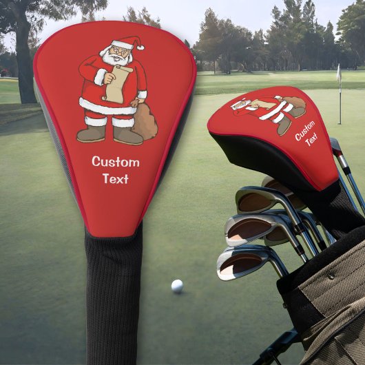Santa Reading Golf Headcover