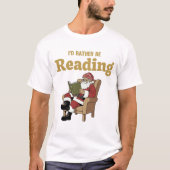 Santa Reading T-Shirt (Vorderseite)