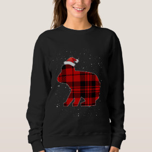 Santa Red Kariert Koala Weihnachten Weihnachten We Sweatshirt