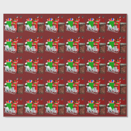 Santa Red Wrapping Paper Geschenkpapier