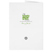 Santa Reeps Me Out Funny Christmas Card (Hinten)