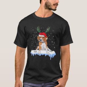 Santa Reindeer Beagle Weihnachten Pajamas Xmas Fam T-Shirt