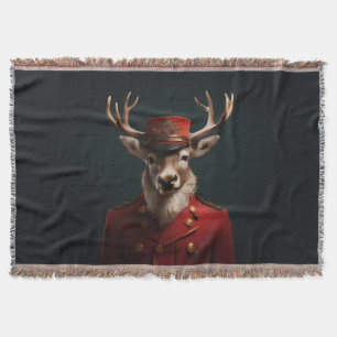 Santa Reindeer Decke