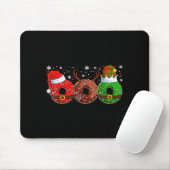 Santa Reindeer Elf Donut Doughnut Christmas Womens Mousepad (Mit Mouse)