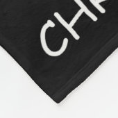 Santa Reindeer English Bulldog Dog Christmas Light Fleecedecke (Ecke)