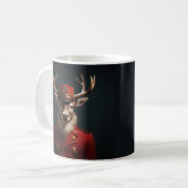 Santa Reindeer Kaffeetasse (Vorderseite Links)
