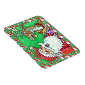 SANTA & REINDEER KNOCK KNOCK JOKES Funny Magnet (Rechte Seite)