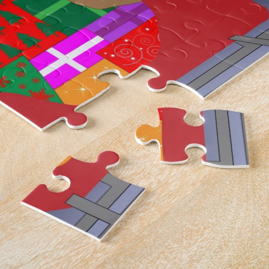 Santa & Reindeer Puzzle (Seite)