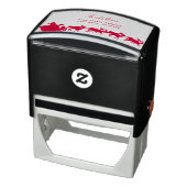 Santa Reindeer Rücksendeadresse Selbstfarbige Brie Permastempel (Produkt)