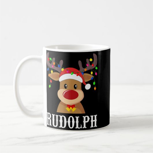 Santa Reindeer Rudolph Xmas Group Costume  Kaffeetasse (Links)